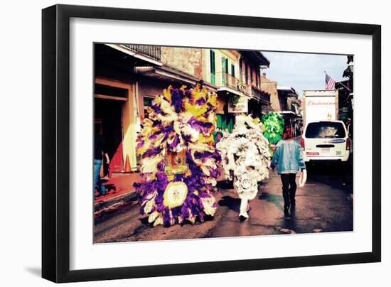 Morning After Bourbon Street New Orleans-null-Framed Photo