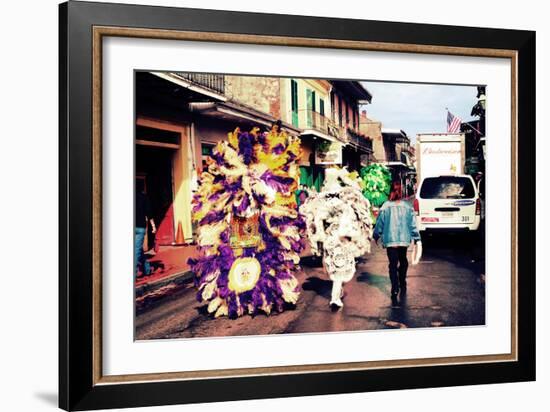 Morning After Bourbon Street New Orleans-null-Framed Photo