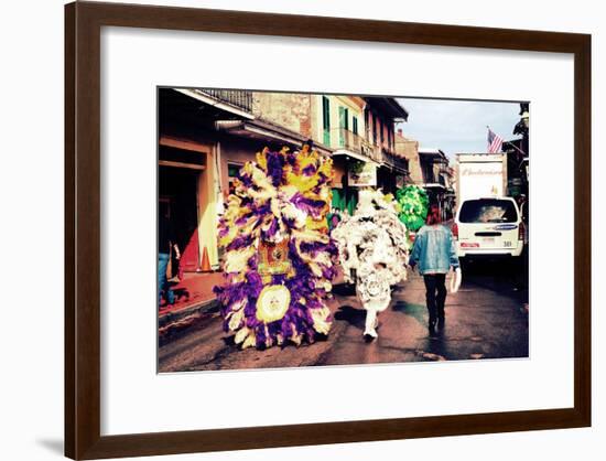 Morning After Bourbon Street New Orleans-null-Framed Photo