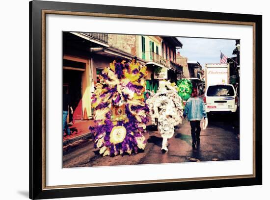 Morning After Bourbon Street New Orleans-null-Framed Photo