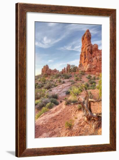 Morning Among Sandstone, Southern Utah-Vincent James-Framed Premium Photographic Print