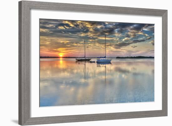 Morning Anchorage-Mary Lou Johnson-Framed Art Print