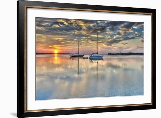 Morning Anchorage-Mary Lou Johnson-Framed Art Print