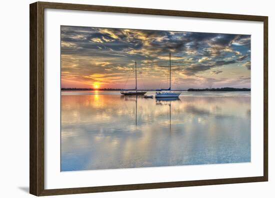 Morning Anchorage-Mary Lou Johnson-Framed Art Print