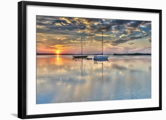 Morning Anchorage-Mary Lou Johnson-Framed Art Print