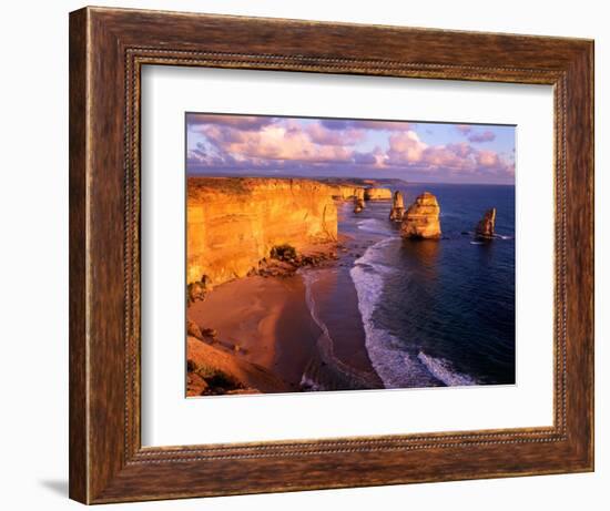 Morning at 12 Apostles, Great Ocean Road, Port Campbell National Park, Victoria, Australia-Howie Garber-Framed Photographic Print