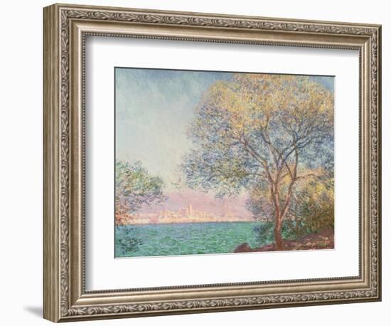 Morning at Antibes, 1888 (Oil on Canvas)-Claude Monet-Framed Giclee Print