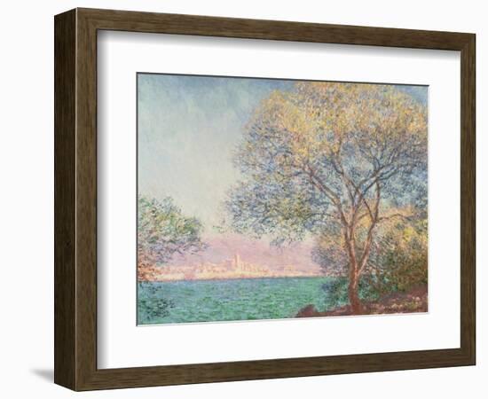 Morning at Antibes, 1888 (Oil on Canvas)-Claude Monet-Framed Giclee Print