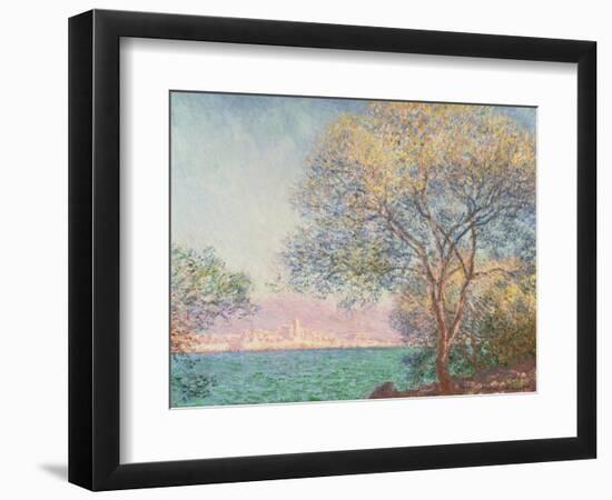 Morning at Antibes, 1888 (Oil on Canvas)-Claude Monet-Framed Giclee Print