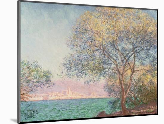 Morning at Antibes, 1888 (Oil on Canvas)-Claude Monet-Mounted Giclee Print