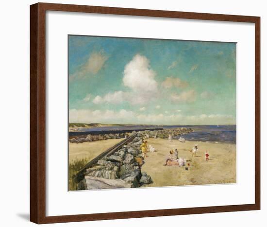 Morning at Breakwater, Shinnecock c.1897-William Merritt Chase-Framed Premium Giclee Print