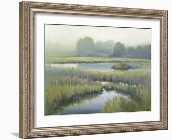 Morning at Edmonds Marsh-David Marty-Framed Giclee Print