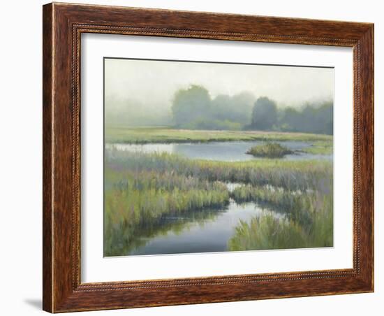 Morning at Edmonds Marsh-David Marty-Framed Giclee Print