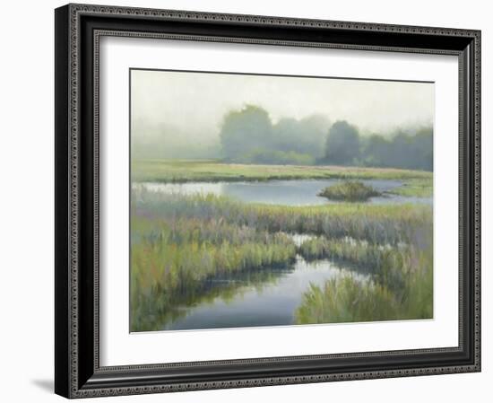 Morning at Edmonds Marsh-David Marty-Framed Giclee Print