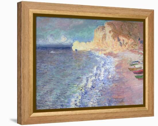 Morning at Etretat, 1883-Claude Monet-Framed Premier Image Canvas