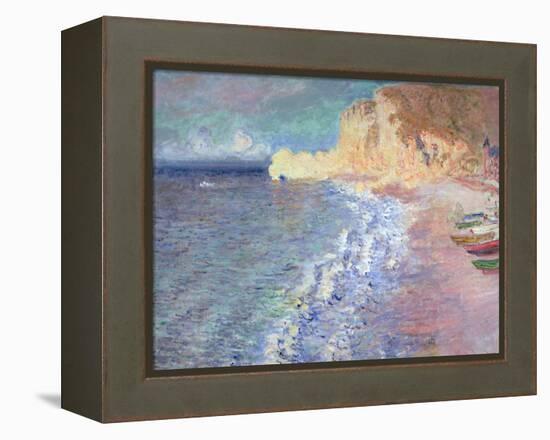 Morning at Etretat, 1883-Claude Monet-Framed Premier Image Canvas