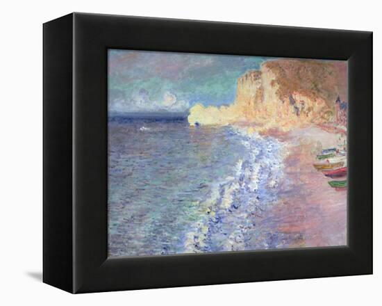 Morning at Etretat, 1883-Claude Monet-Framed Premier Image Canvas