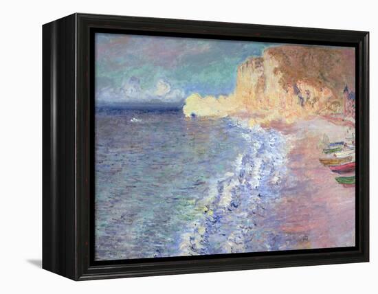 Morning at Etretat, 1883-Claude Monet-Framed Premier Image Canvas