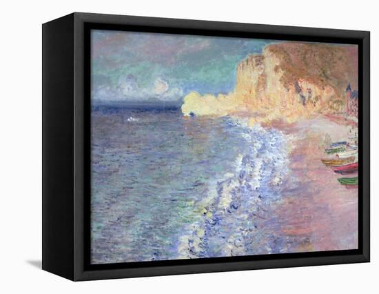 Morning at Etretat, 1883-Claude Monet-Framed Premier Image Canvas