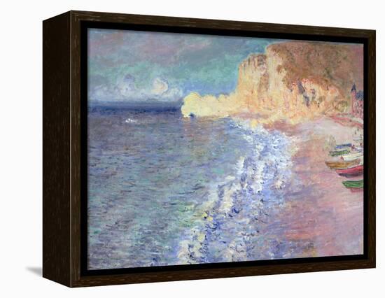 Morning at Etretat, 1883-Claude Monet-Framed Premier Image Canvas