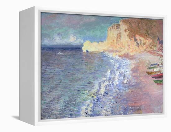 Morning at Etretat, 1883-Claude Monet-Framed Premier Image Canvas