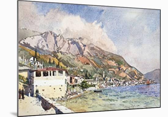 Morning At Gargagno, Lake Of Garda, Italy, 1911-Edward Darley Boit-Mounted Art Print