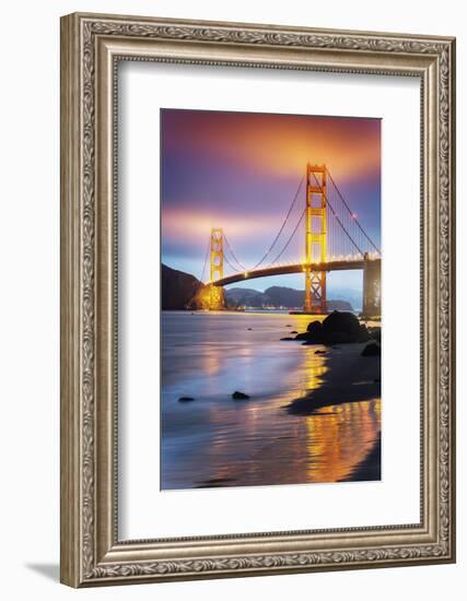 Morning at Marshall Beach, Golden Gate, San Francisco-Vincent James-Framed Photographic Print