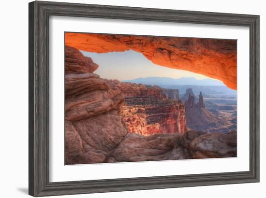 Morning at Mesa Arch, Canyonlands, Southern Utah-Vincent James-Framed Photographic Print