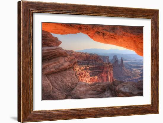 Morning at Mesa Arch, Canyonlands, Southern Utah-Vincent James-Framed Photographic Print
