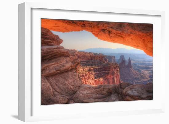 Morning at Mesa Arch, Canyonlands, Southern Utah-Vincent James-Framed Photographic Print