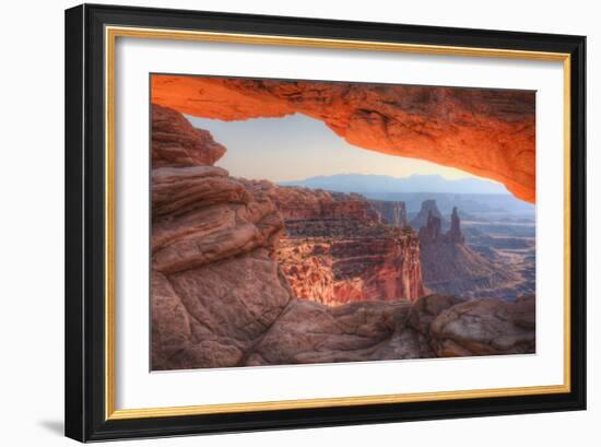 Morning at Mesa Arch, Canyonlands, Southern Utah-Vincent James-Framed Photographic Print