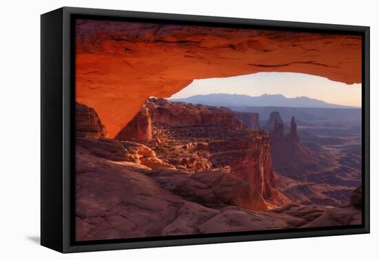 Morning at Mesa Arch, Canyonlands-Vincent James-Framed Premier Image Canvas