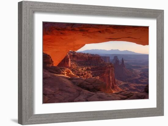 Morning at Mesa Arch, Canyonlands-Vincent James-Framed Photographic Print