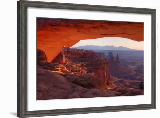 Morning at Mesa Arch, Canyonlands-Vincent James-Framed Photographic Print