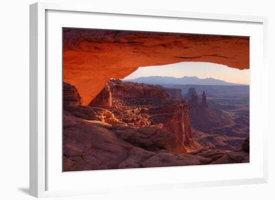 Morning at Mesa Arch, Canyonlands-Vincent James-Framed Photographic Print