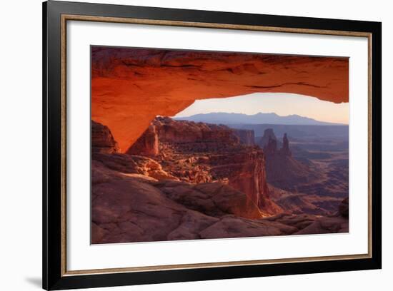 Morning at Mesa Arch, Canyonlands-Vincent James-Framed Photographic Print