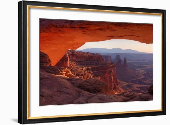 Morning at Mesa Arch, Canyonlands-Vincent James-Framed Photographic Print