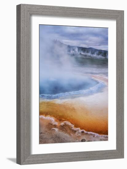 Morning at the Crested Pool, Yellowstone-Vincent James-Framed Photographic Print