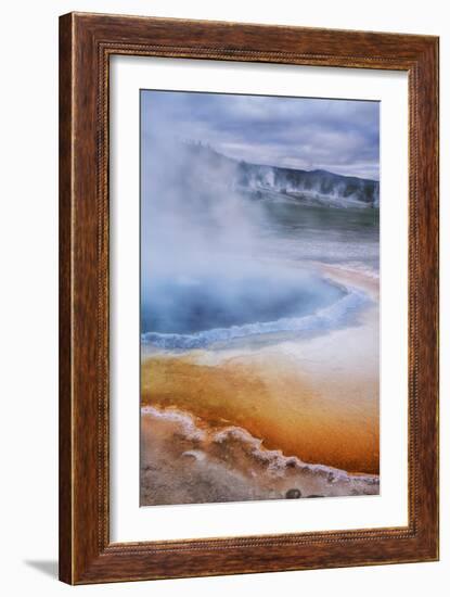 Morning at the Crested Pool, Yellowstone-Vincent James-Framed Photographic Print