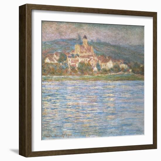 Morning at Vétheuil-Claude Monet-Framed Art Print