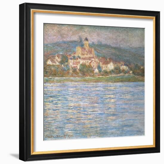 Morning at Vétheuil-Claude Monet-Framed Art Print