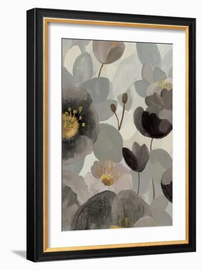 Morning Bloom Greige II-Silvia Vassileva-Framed Art Print