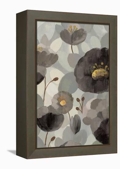 Morning Bloom Greige III-Silvia Vassileva-Framed Stretched Canvas