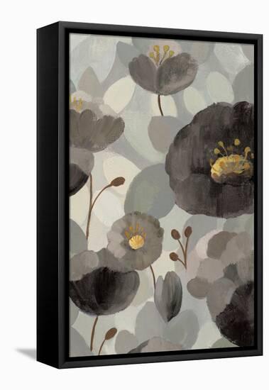 Morning Bloom Greige III-Silvia Vassileva-Framed Stretched Canvas