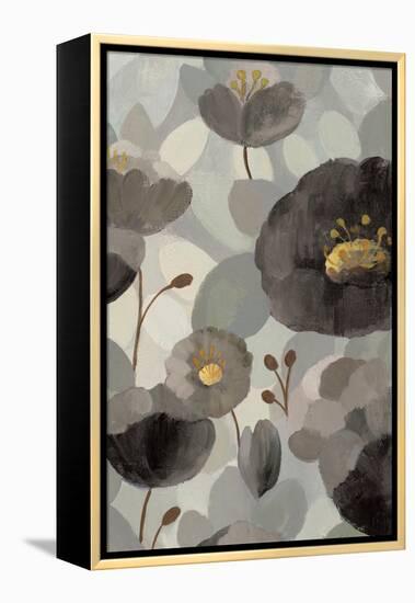 Morning Bloom Greige III-Silvia Vassileva-Framed Stretched Canvas