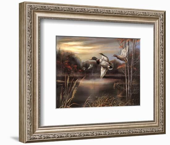 Morning Call-Ruane Manning-Framed Art Print