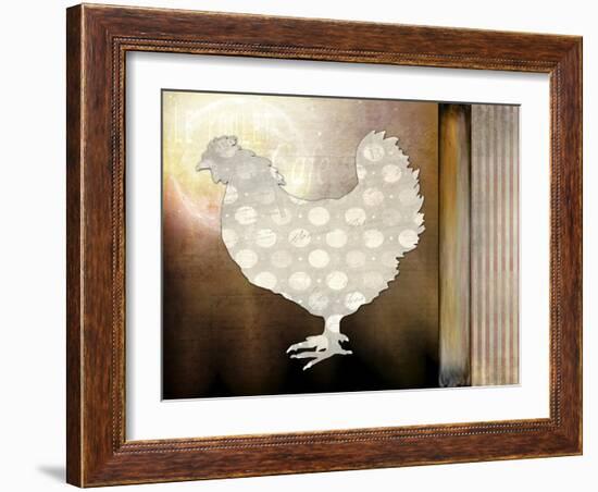 Morning Chicken 1-LightBoxJournal-Framed Giclee Print