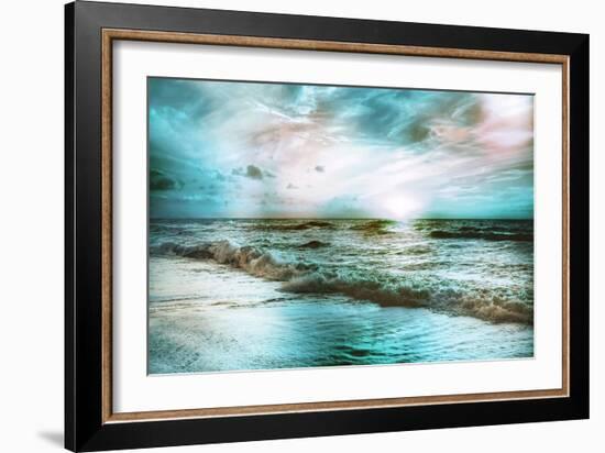 Morning Coastal Gaze-Marcus Prime-Framed Art Print