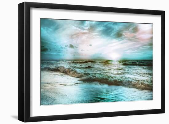 Morning Coastal Gaze-Marcus Prime-Framed Art Print