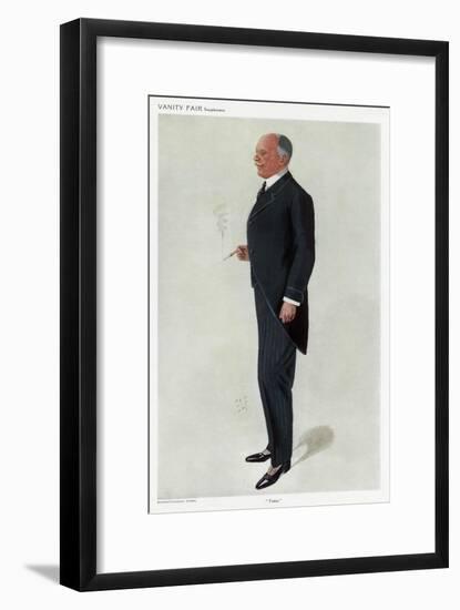 Morning Coat and Cigarette-null-Framed Art Print